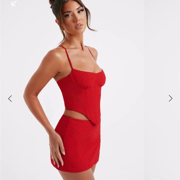 Babyboo Erika Set in Red, size Small - Picture 2 of 11